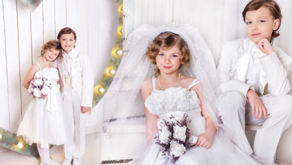 Mida pulmas kanda? Laste pulmakleitide mudelid ja soovitused