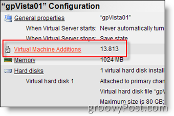 Installige virtuaalse masina täiendused MS Virtual Server 2005 R2 jaoks