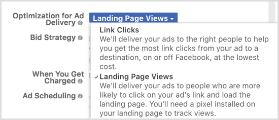Optimeerige oma Facebooki reklaamide edastamine sihtlehe vaatamiste jaoks.