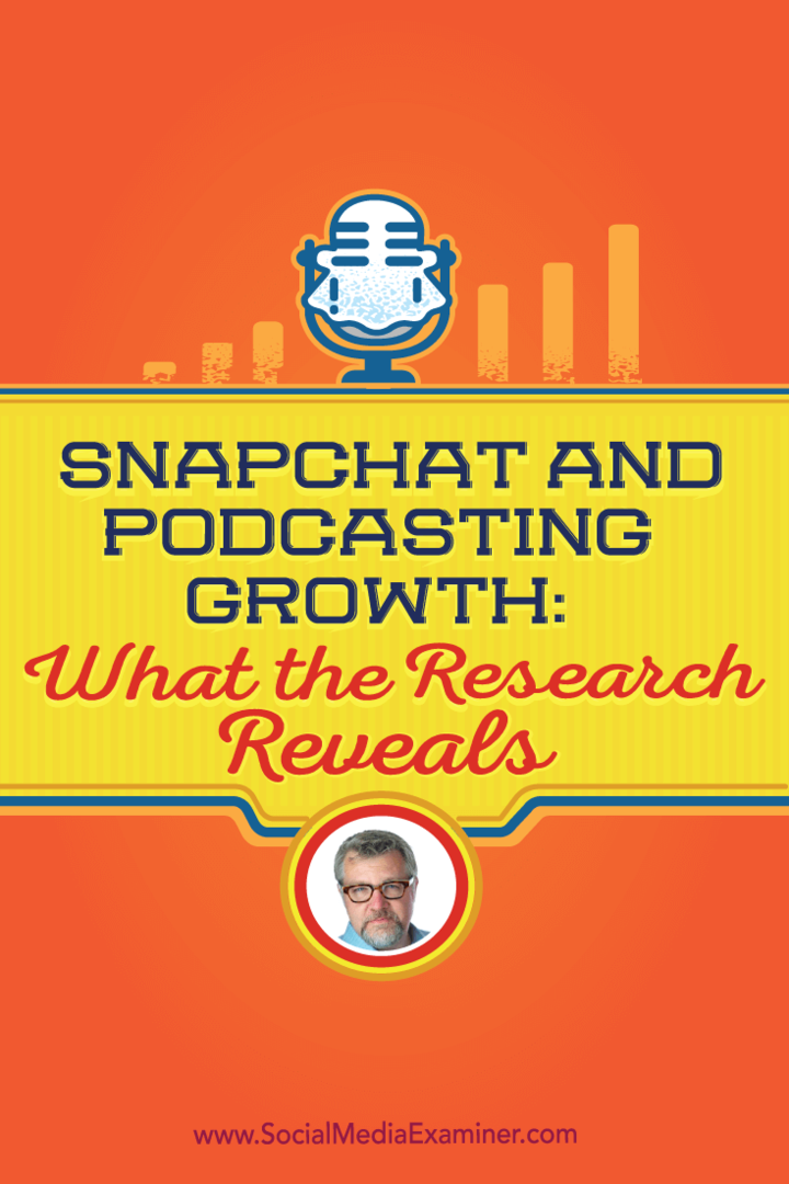 Snapchati ja taskuhäälingu kasv: mida uuringud näitavad: sotsiaalmeedia eksamineerija
