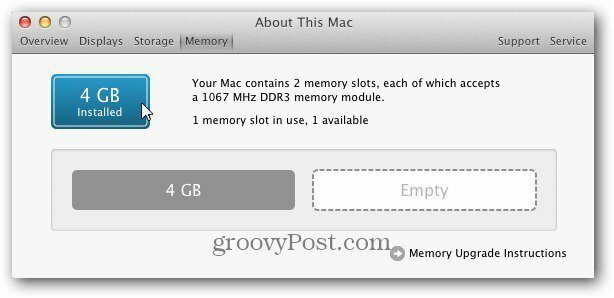 umbes Mac 4GB