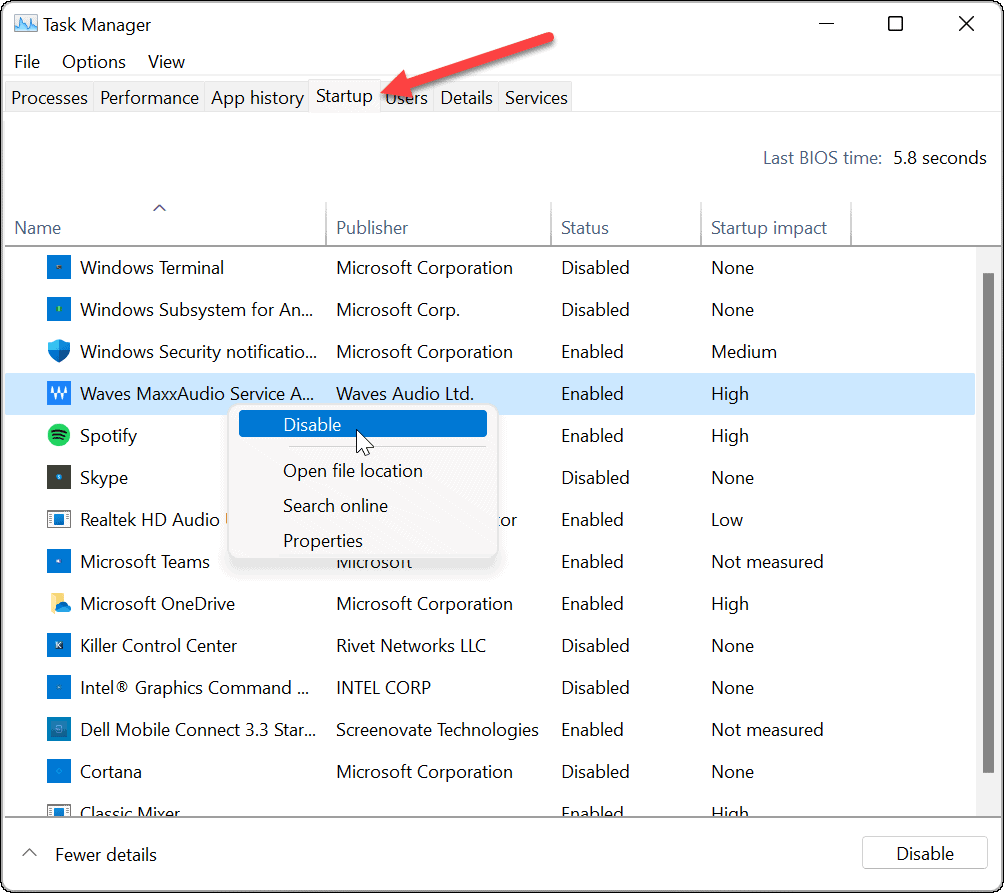 Kuidas puhastada Windows 11 alglaadimist