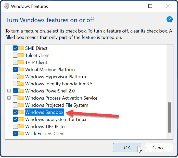 lubage Windowsi liivakasti Windows 11