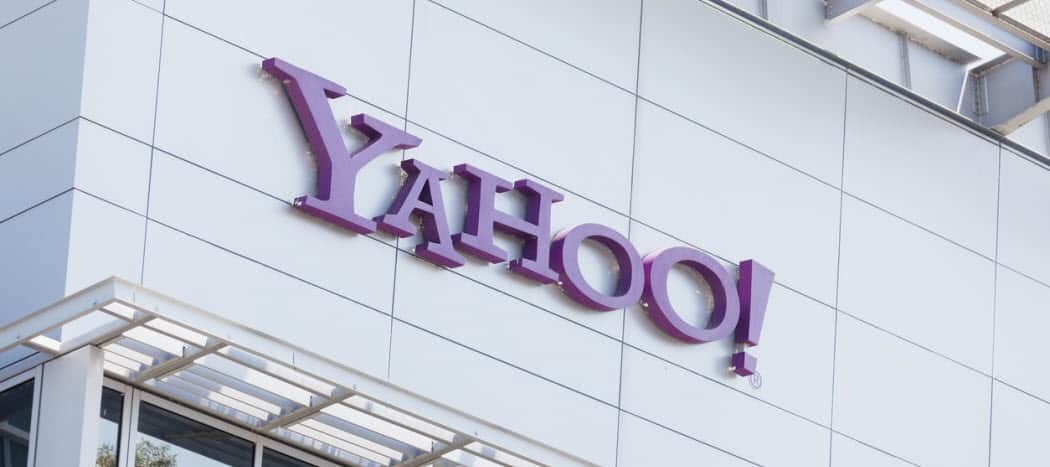 Kuidas peatada Yahoo e-posti skannimisel, et oma andmeid müüa