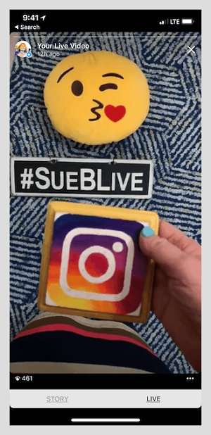 Sue saab Instagrami lugude kaudu palju kaasa.