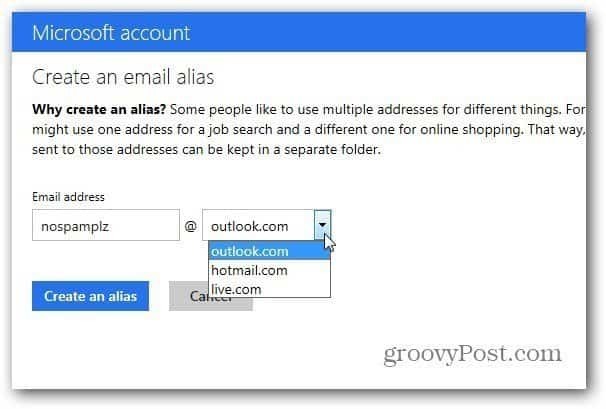 Microsoft lõpetab Outlook.com-i lingitud konto toe varjunimede jaoks