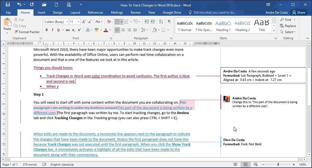 Kuidas jälgida muudatusi Microsoft Wordi dokumentides