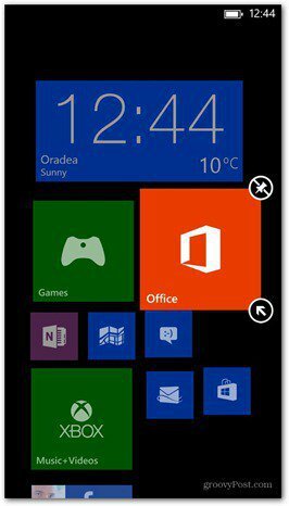 Windows Phone 8 kohandab plaate 7