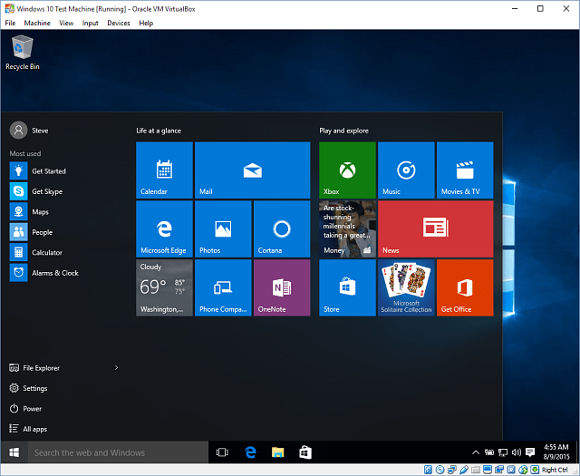 14 Windows 10 VirtualBoxis