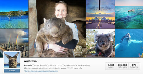turism austraalia instagram