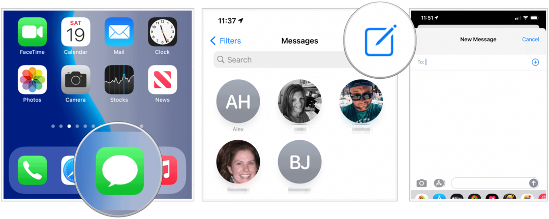 iOS 14 loob grupisõnumi
