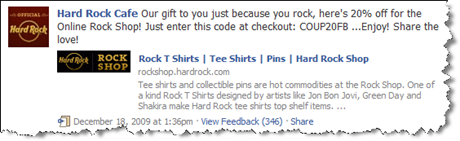Hard Rocki kohvik Facebookis