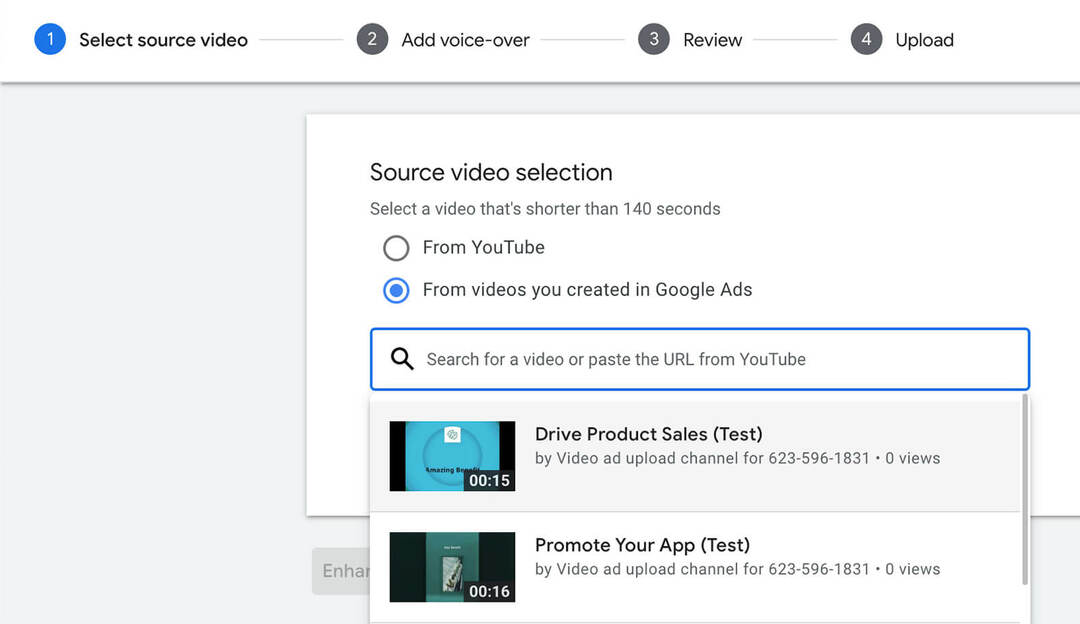 kuidas-to-drive-product-sales-using-youtube-square-video-ads-using-google-ads-asset-library-templates-source-video-selection-add-voice-over-example-11