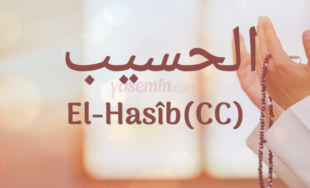 Mida tähendab al-Hasib (c.c)? Millised on nime Al-Hasib voorused? Esmaul Husna Al-Hasib...