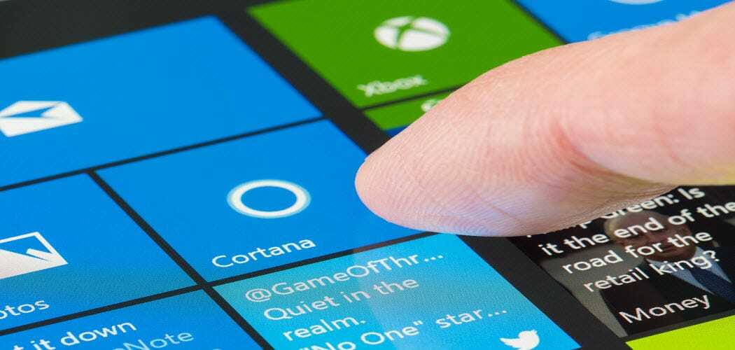 Cortana kasutamine "Pick Up With I Left Off" Windows 10 funktsioon