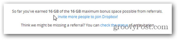 dropbox suurendab saatekirja boonust 16 GB-ni