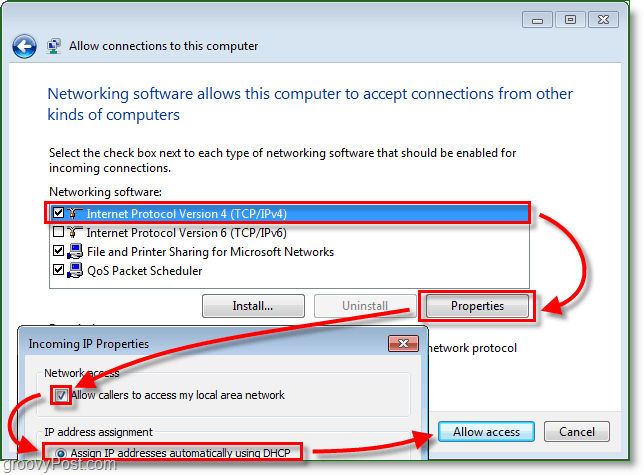 VPN-i ja PPTP-masina seadistamine kodus Windows 7 arvutis [juhendamine]