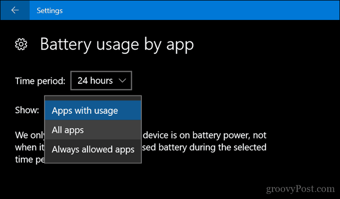 Kuidas lubada rakendustel saata Windows 10 akusäästja režiimis teatisi