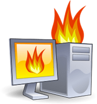 arvuti põleb