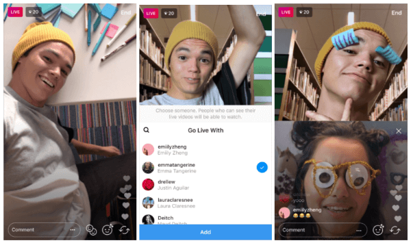 Instagram lubab ringhäälinguorganisatsioonidel nüüd kutsuda vaatajaid rakenduses oma reaalajas videovoogudega liituma.