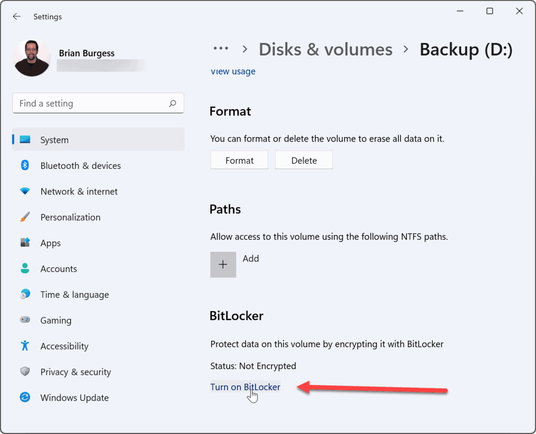 Kasutage Windows 11 kasutamiseks Bitlockerit