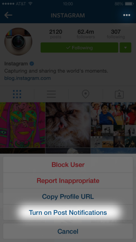 Instagram lisab postitused