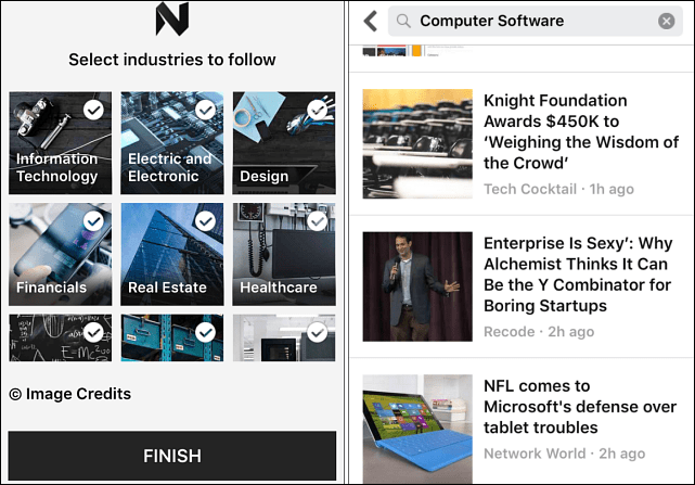 Microsoft käivitas iOS-i jaoks rakenduse Bing Powered News Pro