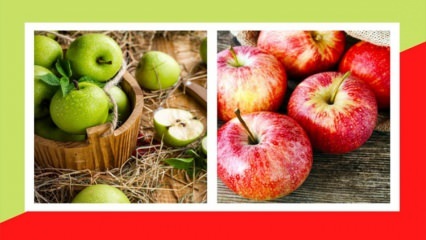 Kas rohelised ja punased õunad võtavad kaalus juurde? Salendav ödeemilise rohelise õuna detoxiga