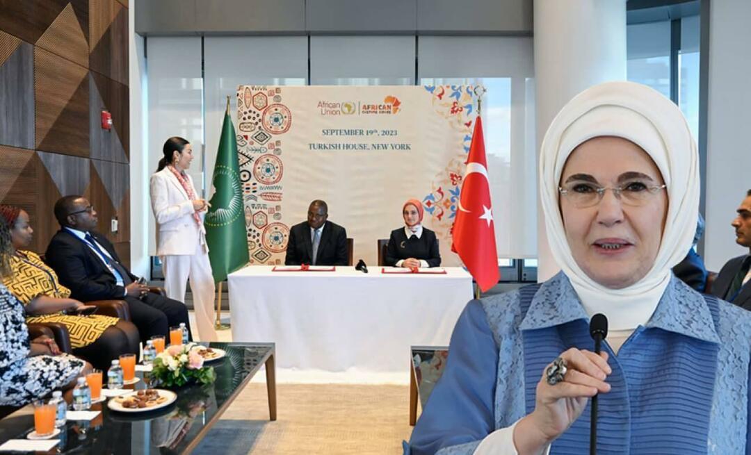 Aafrika Kultuurimajade Ühenduse ja Aafrika Liidu vahel allkirjastati vastastikuse mõistmise memorandum!Emine Erdoğan...