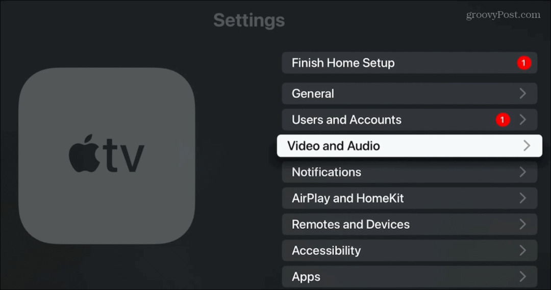 Kuidas muuta Apple TV ekraani eraldusvõimet