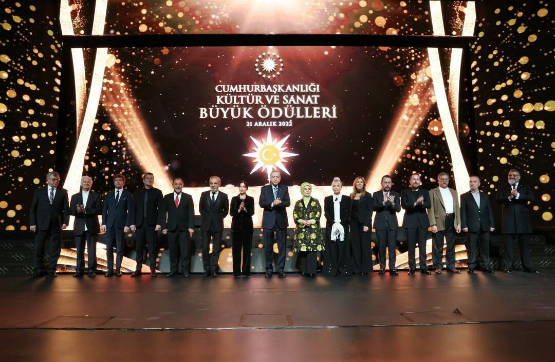 Emine Erdoğan õnnitles kogu südamest auhinnatud artiste