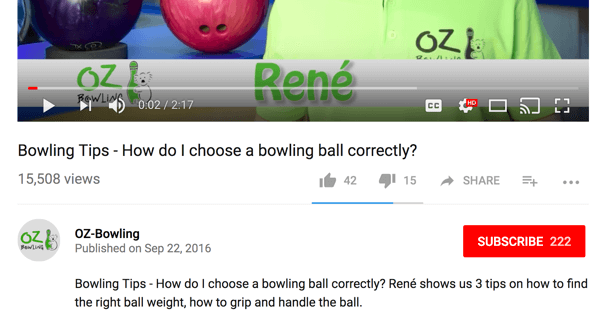 OZ-Bowling tõlkis originaalse saksakeelse pealkirja ja kirjelduse inglise keelde.
