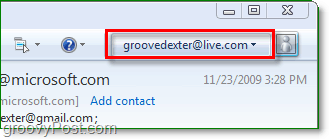 logige sisse Windows Live'i kaudu Windows Live'i posti kaudu