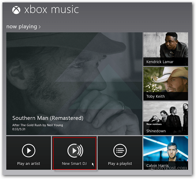 Kuidas Xbox Music Smart DJ-d kasutada Windows 8-s