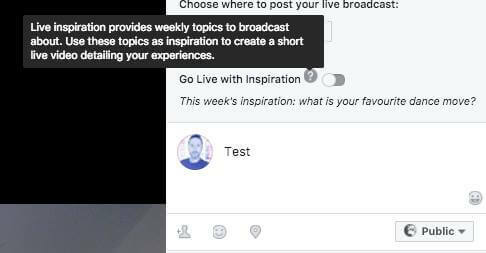 Tundub, et Facebook testib uut reaalajas videofunktsiooni, mis annab ringhäälinguorganisatsioonidele iganädalasi teemasid puudutavaid soovitusi.