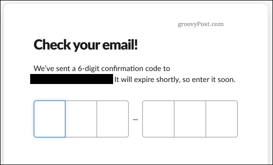 Lühikese e-posti aadressi kinnitamine