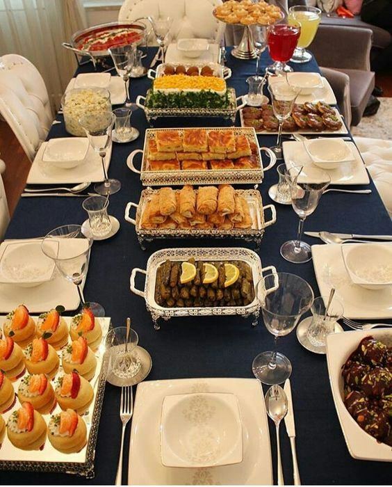 Iftar laua kaunistamise ettepanekud