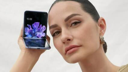 Yasemin Özilhanist saab 'Samsung Galaxy Z Flip' brändi nägu