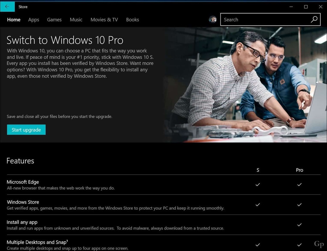 Microsoft teeb Windows 10 S Editioni installimise kõigile hõlpsaks