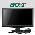 Acer vabastada sisseehitatud 3D-vastuvõtjaga monitor