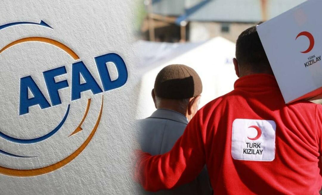Kuidas saab AFADi maavärina jaoks annetada? AFADi annetuskanalid ja Punase Poolkuu vajaduste nimekiri...