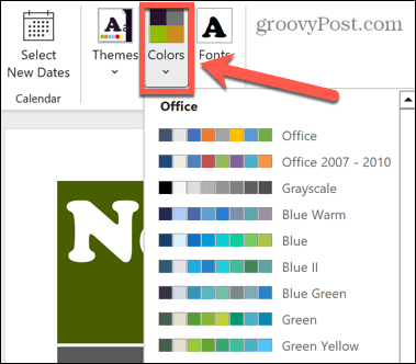 Exceli värviteemad