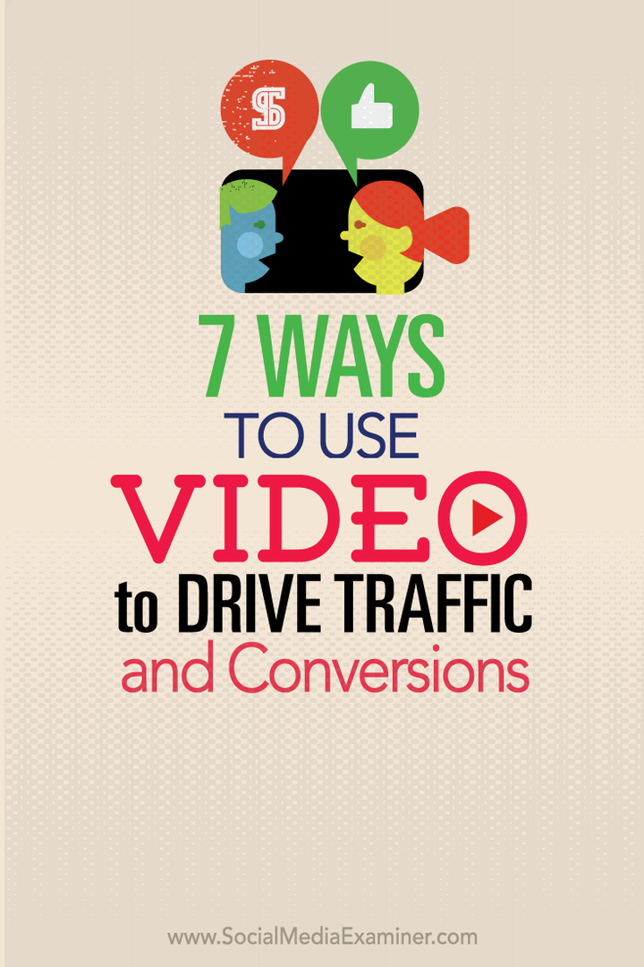 7 viisi video kasutamiseks liikluse ja konversioonide suurendamiseks: sotsiaalmeedia eksamineerija