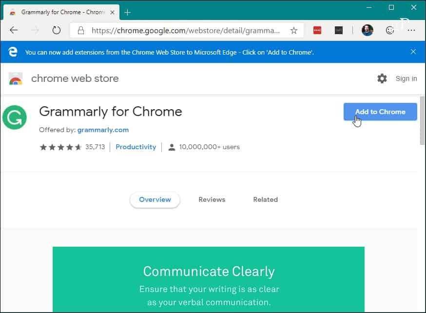 5 Installige Chrome Extension Chrome'i veebipoe serv