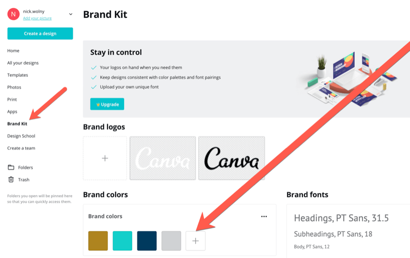 sammud Canva kasutamiseks kaubamärgiga graafika loomiseks Instagrami loo jaoks otseüritusel
