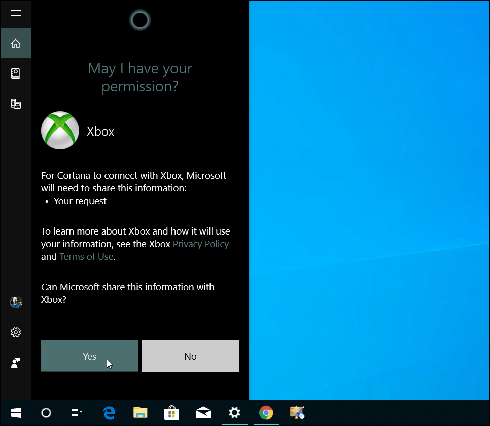 Ühendage Xbox One Cortana arvutiga