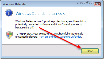 Keela Windows Defender Vista