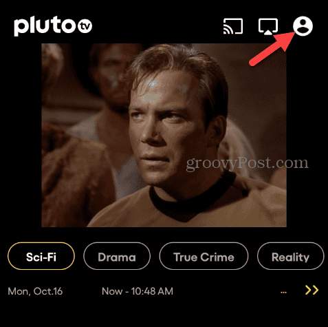 Kustutage Pluto TV konto
