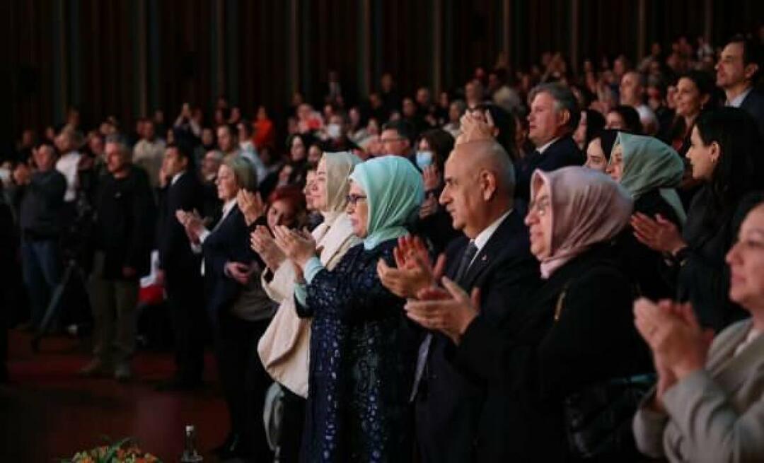 Emine Erdoğan vaatas meie Beştepe Kongressi- ja Kultuurikeskuses ooperit 
