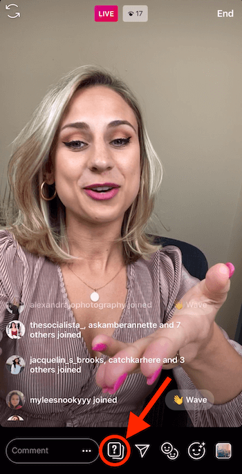 Instagram Live'i küsimused ja vastused
